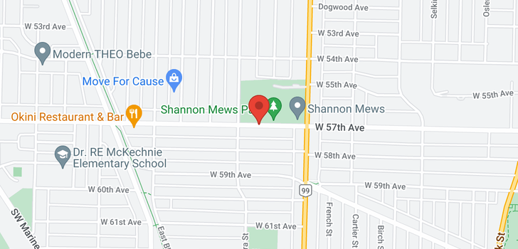 map of 502 1571 W 57TH AVENUE